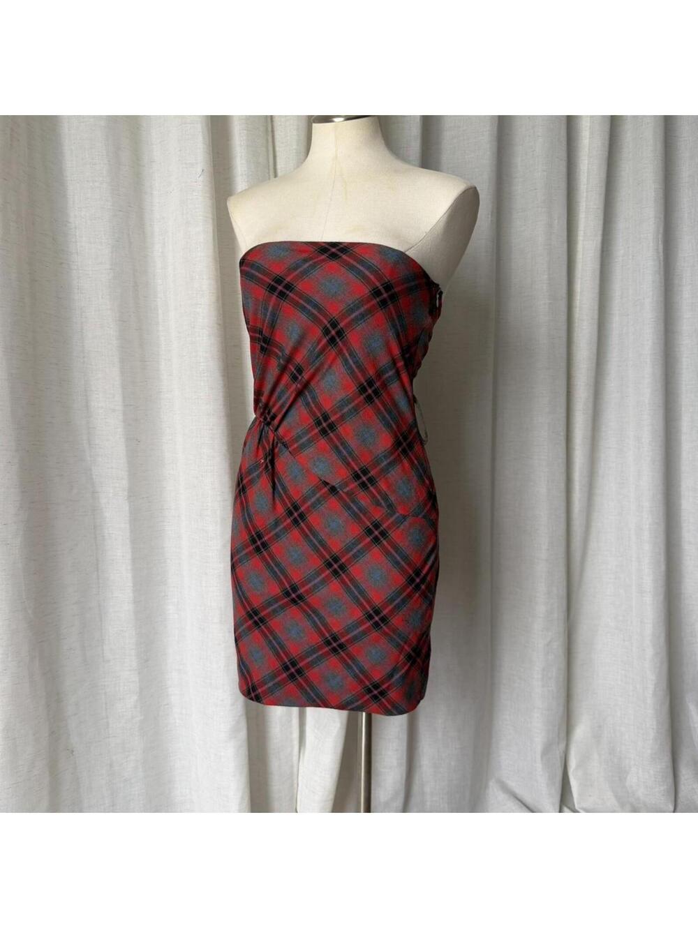 Women's Red and Multi Dress